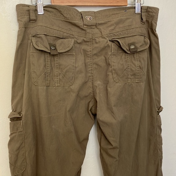 Kuhl women’s patina dye cotton pants with snap roll cuffs size 10 - Picture 4 of 13